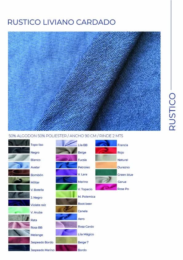 RUSTICO CARDADO MELANGE